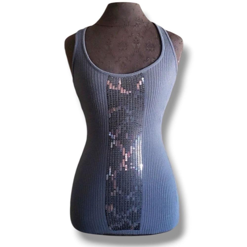 BeBe Ribbed Racerback ribbed Tank XS - Picture 1 of 10